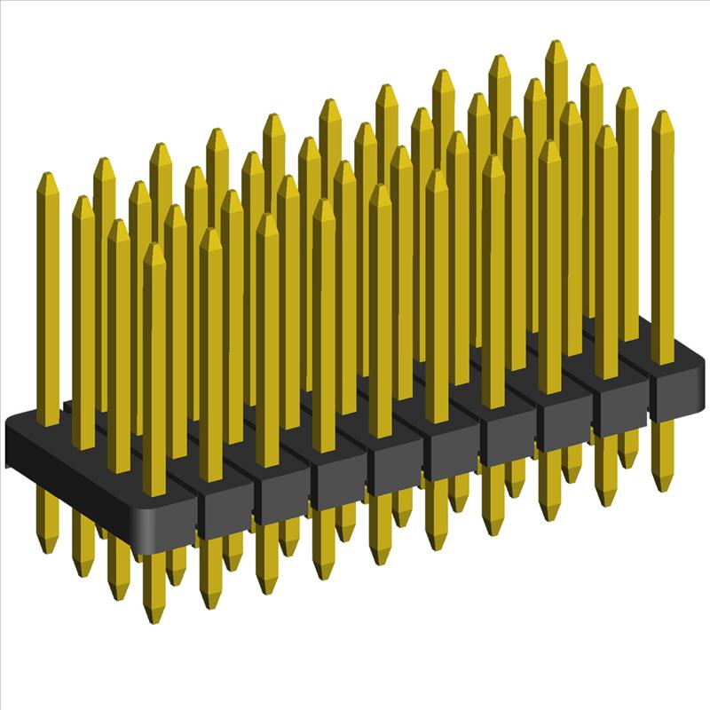 2.00mm Pin Header Quadruple Rows Straight Dip Type.(H=1.5)